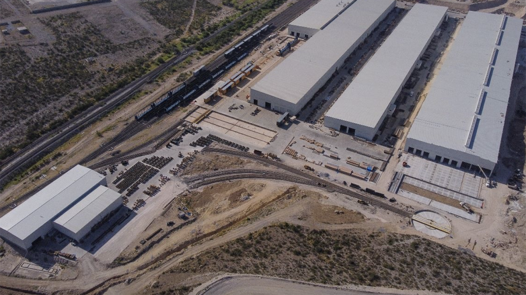 Pictured: FreightCar America’s Castaños, Mexico, manufacturing plant, which just rolled out the company’s 10,000th railcar. (FreightCar America Photograph)