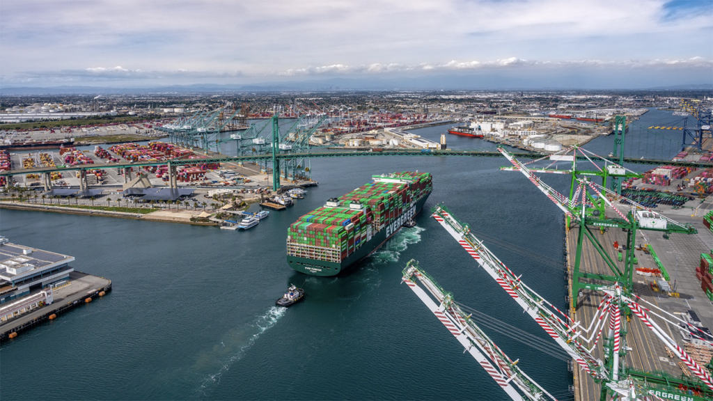 (Port of Los Angeles Photograph)