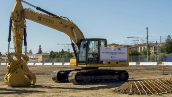 Santa Clara Valley Transportation Authority on June 14 held a groundbreaking ceremony to mark the start of construction of its West Portal facility, the future location of the Santa Clara Station and Newhall Yard & Maintenance Facility, and the site where the Tunnel Boring Machine will be assembled and launched to bore the five-mile underground tunnel for the BART Silicon Valley Phase II Extension Project. (SCVTA Photograph)