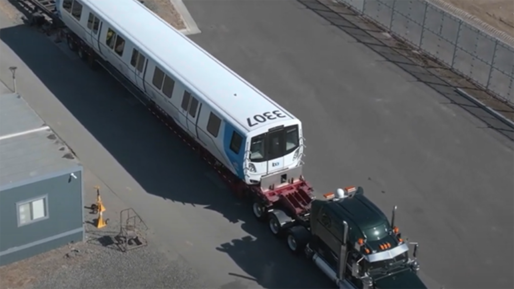 “It’s remarkable how much the new [Fleet of the Future] cars have changed the look and feel of BART for the better,” BART President Bevan Dufty said July 23. “These cars are delivering on the promise of being more reliable, more modern and easier to enter and exit.” (BART Photograph)