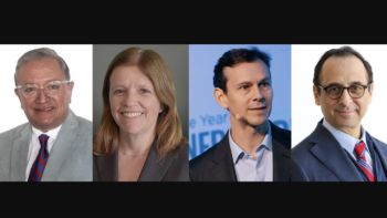 Pictured (left to right): Alberto Lara, Metrolink; Misty Calder, NCTD; Nicholas Cumins, Bentley Systems; and Eloy Martinez, HNTB. (All Photographs Courtesy of the Respective Companies)