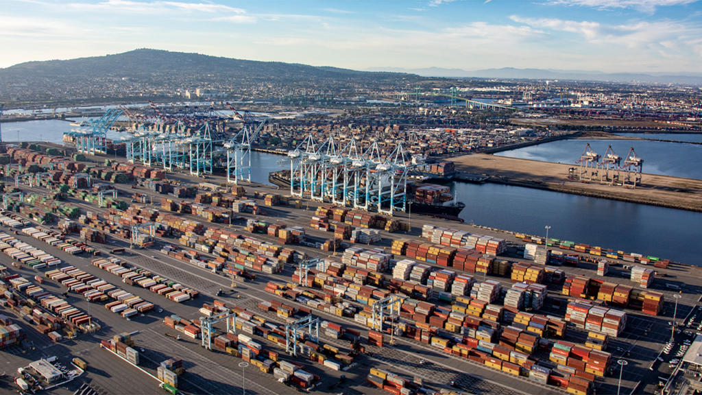 Pier 400 aerial photograph courtesy of Port of Los Angeles.