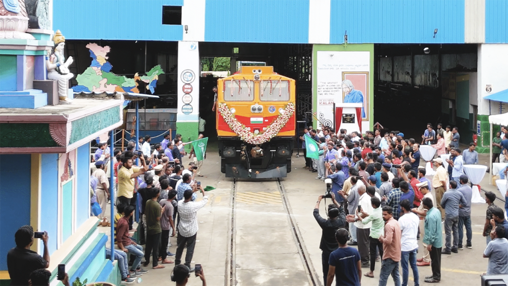 Wabtec's new Gooty Maintenance Shed in Andhra Pradesh, India is said to expand its locomotive service capabilities in the southern part of the country and to mark a new service model in India by leveraging existing Indian Railways infrastructure and staff. (Screenshot of Wabtec Video)