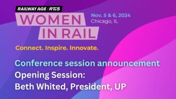 Beth Whited to open Women in Rail event