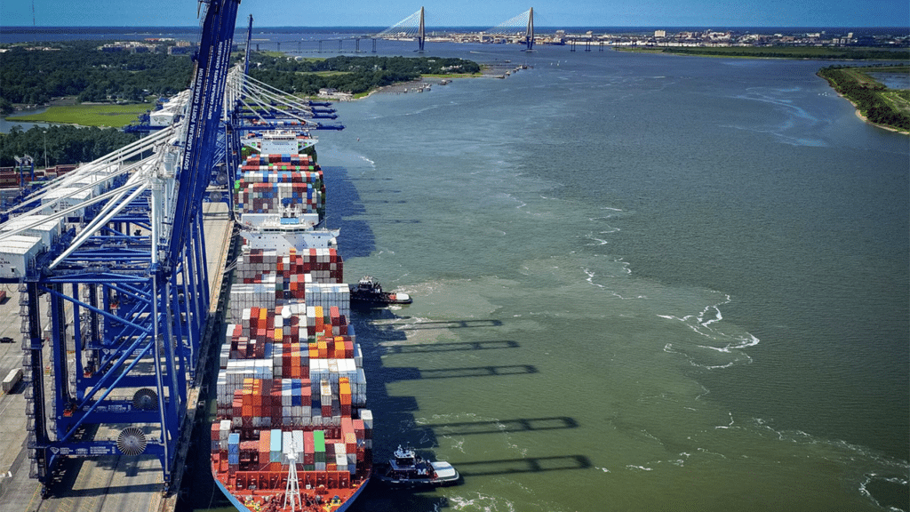 (Matthew Peacock Photograph, Courtesy of SC Ports)