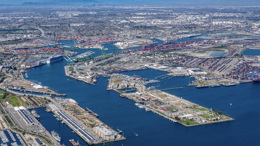 The Port of Los Angeles has reported that July 2024 was its busiest month in more than two years and the best July in the Port’s 116-year history. (Port of Los Angeles Photograph)