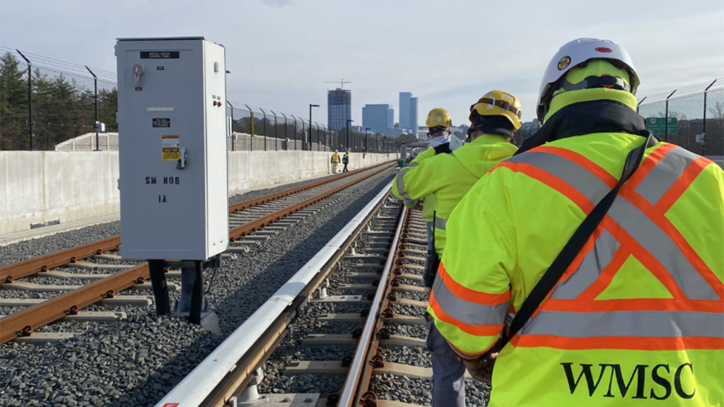 Washington Metropolitan Safety Commission has issued an audit of WMATA’s Metrorail Roadway Worker Protection Program that includes 13 finding the transit agency must address. (WMSC Photograph).