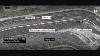 Aerial view of the accident site. (Google Earth Image, Courtesy of NTSB)