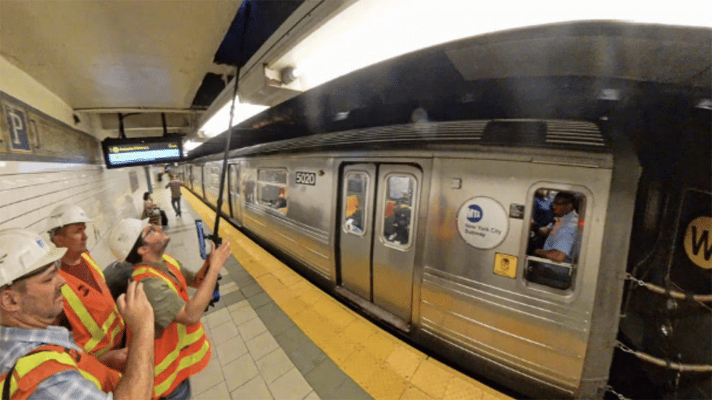 FLX Solutions worked with 28 MTA and NJT employees to determine the best maintenance tasks for its FLX BOT, which is described as a “handheld robot that enables maintenance and inspection in hard-to-reach locations.” (Photograph Courtesy of Transit Tech Lab)