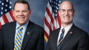 U.S. Reps. Sam Graves (R-Mo.), T&I Committee Chair (left), and Rick Larsen (D-Wash.), T&I Committee Senior Democrat. (Photographs Courtesy of the U.S. Government)