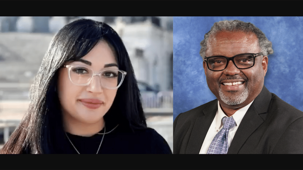 Arielle Giordano of Genesee & Wyoming (left) and Kevin Gray of Metrolink. (Photographs Courtesy of CPKC and Metrolink, respectively)