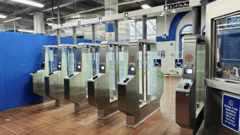 The SEPTA Board has approved the purchase of 100 full-length fare gates from Conduent Transport Solutions, Inc. (SEPTA Photograph)
