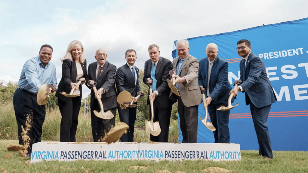 “Hey, Virginia and Rail Enthusiasts everywhere! We've officially broken ground on the Long Bridge Rail Project,” the U.S. Department of Transportation reported via social media platform X (formerly Twitter) on Oct. 15. (Image Courtesy of USDOT)