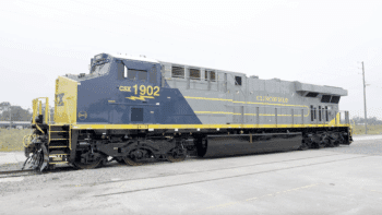 CSX’s 20th Heritage Locomotive celebrating the Clinchfield Railroad. (CSX Photograph)