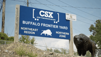 CSX on Oct. 15 released a video on social media congratulating its Frontier Yard team in Buffalo, N.Y., for more than 2,000 injury-free days. (Screen Grab From CSX Video)