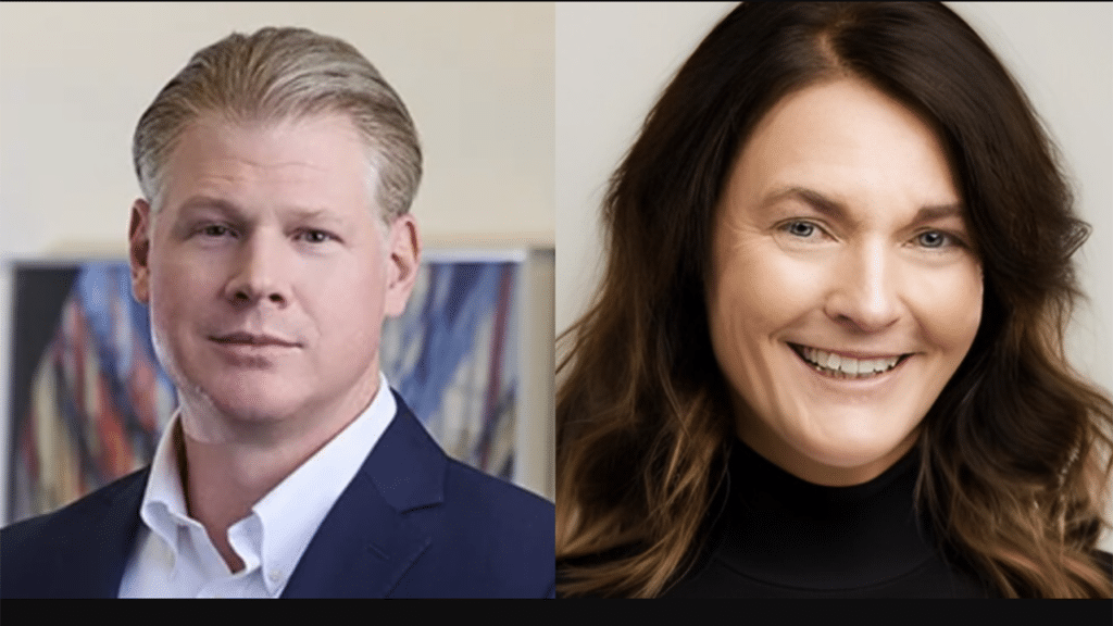 Pictured: HDR’s Brad Carter and Transdev U.S.’s Joanna Cornell. (Photographs courtesy of the respective companies)