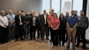 Pictured: Unifor’s CN members. (Courtesy of Unifor)