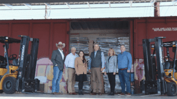 "Our new dock is open for business! Patriot Rail and Merced County celebrated a significant milestone at the Castle Commerce Center 'Castle' in Atwater, CA," Patriot Rail reported Oct. 31 via social media. Brandy Christian, the new Patriot Rail CEO, attended the grand opening event with members of the Merced County Board of Supervisors, County Executive Officer Raul Lomeli Mendez, and Morning Star Vice President Bob Henry, among others.(Patriot Rail Photograph)