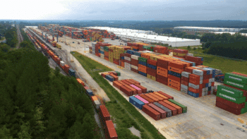 SC Ports is expanding its container yard at Inland Port Greer to handle customers’ growth. (Photo/Meade/SC Ports)