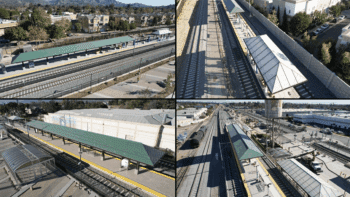 “Today, the 9.1-mile, four-station Foothill Gold Line light rail project from Glendora to Pomona [California] reached substantial completion on time and on budget,” the project team reported Jan. 3 via social media platform X. (Foothill Gold Line Image)