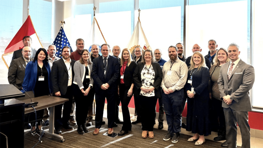 “Last month, we participated in a tabletop training exercise with Transportation Security Administration (TSA), VIA Rail Canada, Amtrak and Niagara Regional Police Service (NRPS), among other partners, to bring together transportation and security partners,” Transport Canada reported in a Jan. 22 LinkedIn post. “The discussions included how governments, industry, and first responders can strengthen coordination, communication and response to security incidents within the rail transportation sector.” (TSA Photograph, Courtesy of Transport Canada)