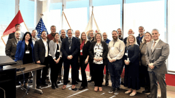 “Last month, we participated in a tabletop training exercise with Transportation Security Administration (TSA), VIA Rail Canada, Amtrak and Niagara Regional Police Service (NRPS), among other partners, to bring together transportation and security partners,” Transport Canada reported in a Jan. 22 LinkedIn post. “The discussions included how governments, industry, and first responders can strengthen coordination, communication and response to security incidents within the rail transportation sector.” (TSA Photograph, Courtesy of Transport Canada)