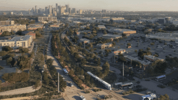 ATP has released a request for information for industry feedback on the draft solicitation and contract seeking final design and construction services related to the Austin Light Rail project’s transitway, tracks, systems, stations, bridges, traffic signals, utilities, drainage structures and streetscape. (ATP Rendering)