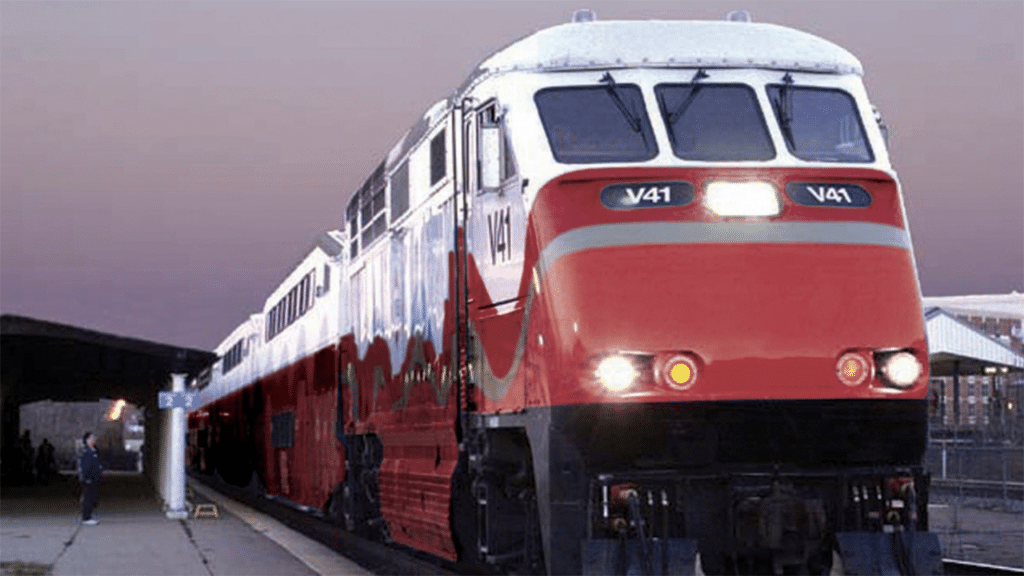 CATS expects to complete by this summer an implementation schedule and financial plan for its Red Line commuter rail project. (Rendering Courtesy of CATS)