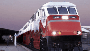 CATS expects to complete by this summer an implementation schedule and financial plan for its Red Line commuter rail project. (Rendering Courtesy of CATS)