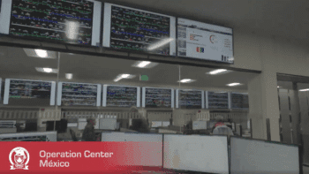 “This state-of-the-art, fully accessible building highlights our dedication to operational excellence and employee wellness,” CPKC said of its new Monterrey, Mexico, operations center. (Screen Grab from CPKC Video)