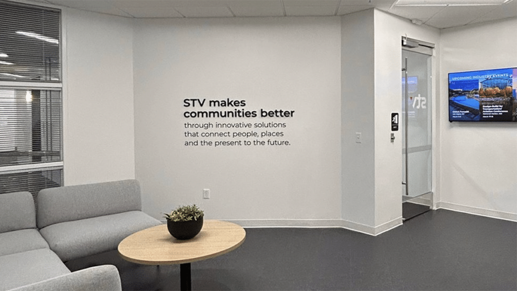“This new office is a hub where our talented team can collaborate with our local clients and partners to deliver innovative, high-quality solutions that meet the evolving needs of our communities,” said Keith Jackson, Vice President and Florida Area Manager at STV. “It reflects our continued commitment to supporting the Northeast Florida region and investing in its future.” (STV Photograph)
