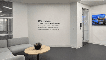 “This new office is a hub where our talented team can collaborate with our local clients and partners to deliver innovative, high-quality solutions that meet the evolving needs of our communities,” said Keith Jackson, Vice President and Florida Area Manager at STV. “It reflects our continued commitment to supporting the Northeast Florida region and investing in its future.” (STV Photograph)