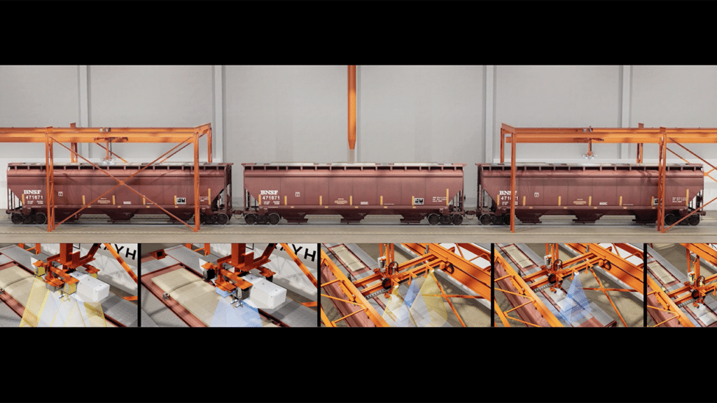Rayhawk technology is said to integrate computer vision, machine learning, and autonomous operations to ensure safe and efficient rail loading. (RayHawk Image)