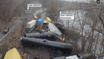 (NTSB illustration courtesy of Lehigh County Emergency Management.)