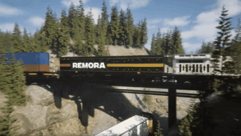 (Screen grab from video rendering of Remora carbon capture system for locomotives and trucks)