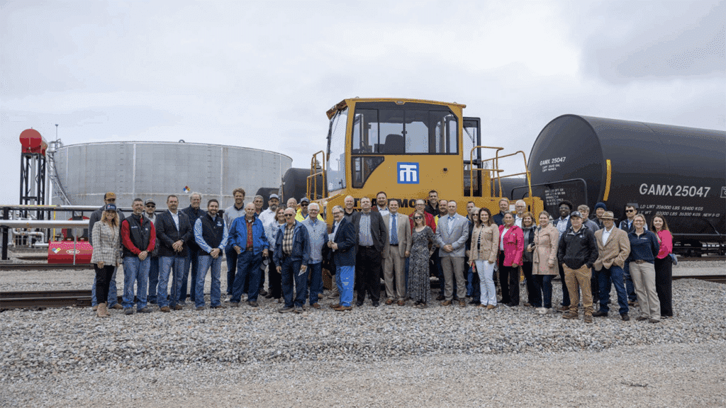 The Capital Area Rail Terminal in Jefferson City, Mo., officially launched late last month. It connects with Union Pacific. (Photograph Courtesy of terminal operator Capital Logistics)