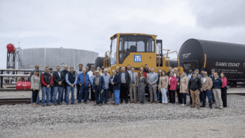 The Capital Area Rail Terminal in Jefferson City, Mo., officially launched late last month. It connects with Union Pacific. (Photograph Courtesy of terminal operator Capital Logistics)