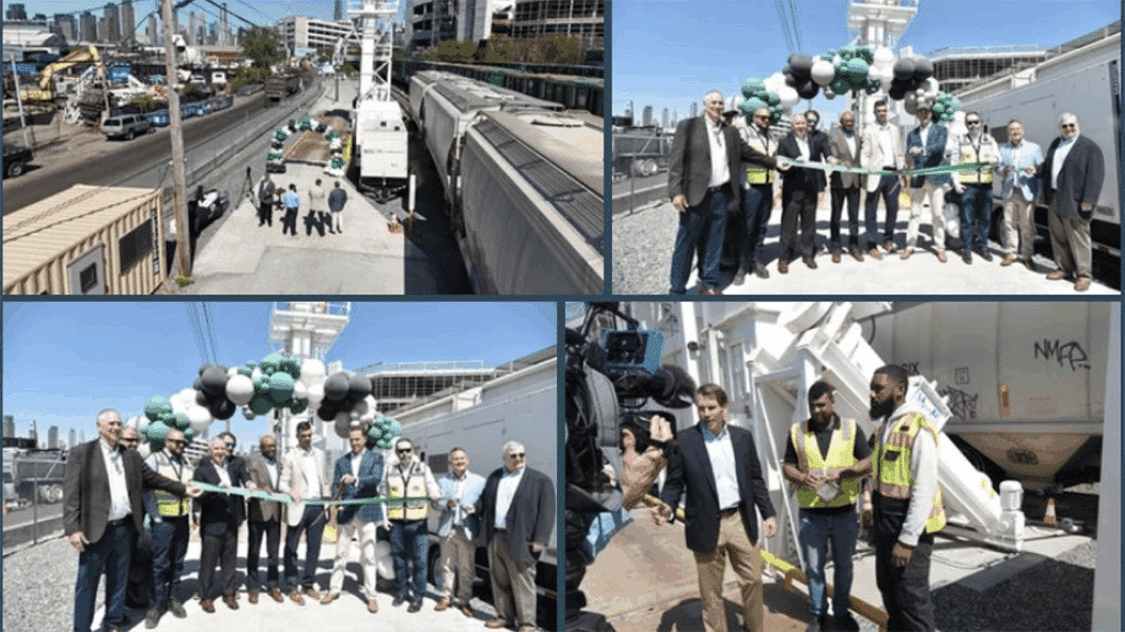 The Blissville Rail Terminal officially opened April 29. (Image Courtesy of Anacostia Rail Holdings)