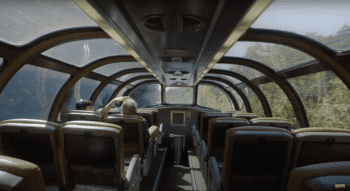 (Screen Grab of The Ocean train from VIA Rail Canada Video)