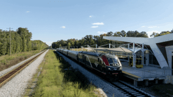Amtrak Virginia, the commonwealth’s state-supported passenger rail service, closed the state fiscal year by setting another ridership record. (Photograph Courtesy of VPRA)