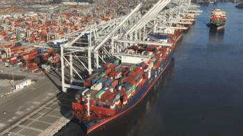 “Georgia Ports continues to grow U.S. East Coast market share and with the shifting trade patterns in Asia and India, that bodes well for our future,” GPA President and CEO Griff Lynch said on July 29. (GPA Photograph)