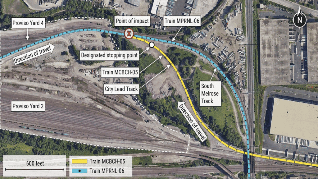 Figure 1. An aerial view of the accident site. (Caption and Image Courtesy of NTSB)