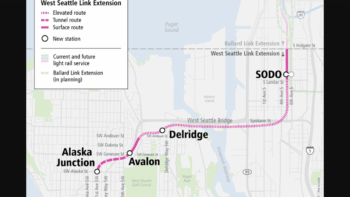 West Seattle Link Extension project map. (Courtesy of Sound Transit)