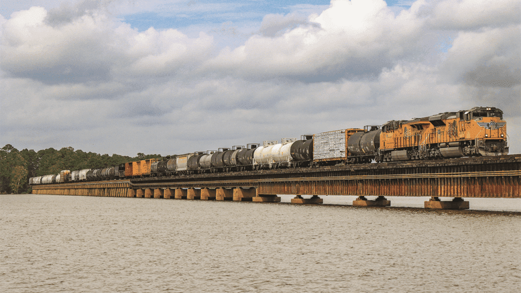 “We’re excited to welcome Roehm’s new plant to our premier rail network, and we look forward to growing together for decades to come,” said Kenny Rocker, Executive Vice President–Marketing and Sales for UP. (UP Photograph)