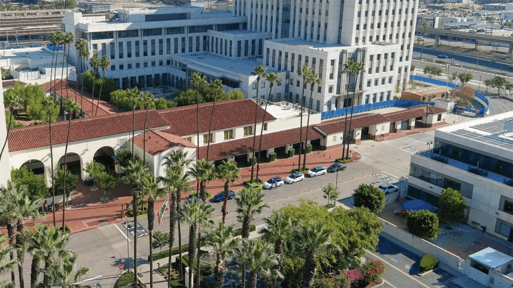 FlatironDragados reports being selected for the preconstruction services phase of the Link Union Station project, what it called “a long-awaited modernization of the historic Los Angeles Union Station, Southern California’s busiest multimodal transit hub.” (Courtesy of FlatironDragados)