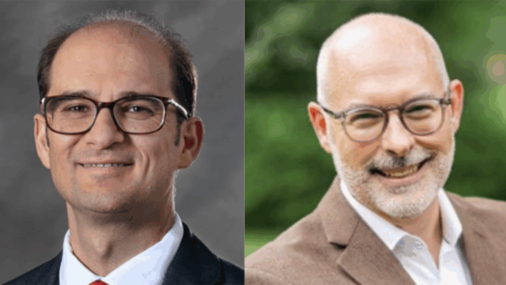 Alín Campián, R.J. Corman Railroad Group (left) and Steve Schmotzer, North American Rail Solutions. (Photographs courtesy of the respective organizations)