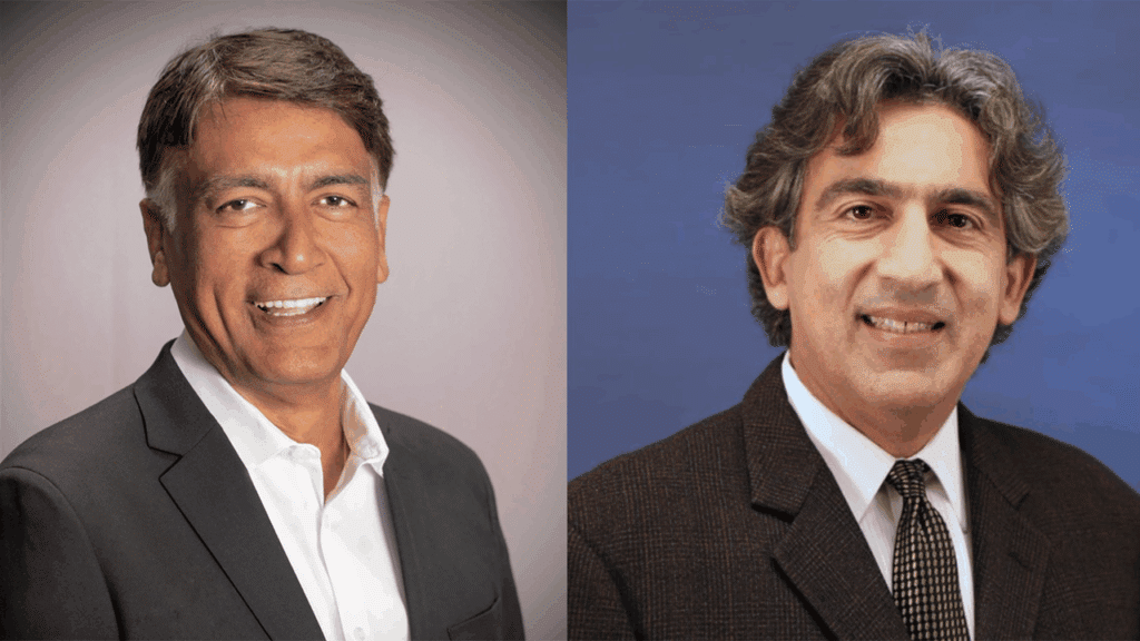 California High-Speed Rail Authority CEO Ian Choudri (left) and HNTB Digital Delivery Senior Advisor Kourosh Langari. (Photographs courtesy of the respective organizations)