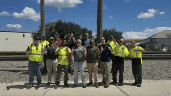 CSX on Oct. 3 reported that its Taft Yard in Orlando has marked six years without a workplace injury. (Courtesy of CSX)