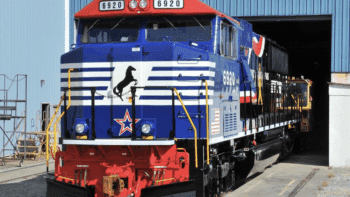 Norfolk Southern on Veterans Day honored the “service members who bring their leadership, discipline, and mission-focused mindset to our railroad.” (NS Photograph)