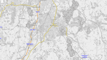 P&W is entering into a 20-year agreement with the State of Connecticut to operate the Middletown Cluster. (Courtesy of OpenRailwaymap.org)
